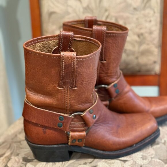 Frye Harness Ankle Boots Womens Size 6 1/2 - Picture 4 of 9